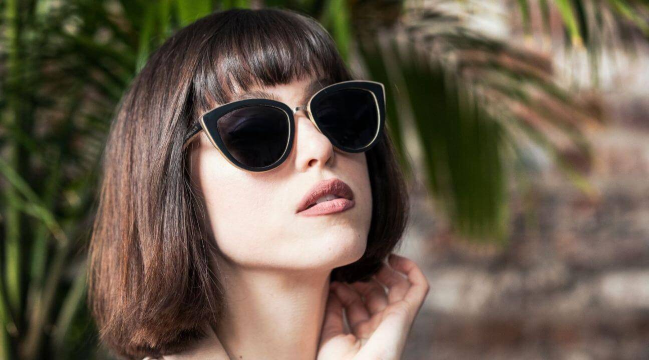 Buy Calvin Klein Cat Eye Sunglasses with Brown Lens for Women Online