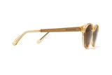 Jazz, Small Round Brown Sunglasses - Side