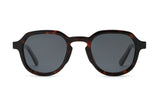 Hudson, Geometric Retro Square Sunglasses - Front