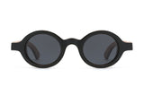 Magnolia, Small Round Wood Sunglasses - Front