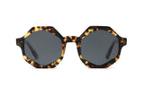 Meteor, Tortoise Brown Octagon Sunglasses - Front