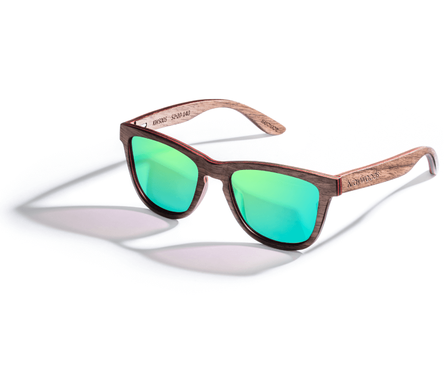 Real Zebra Wood, Wooden RetroShade Style Sunglasses by WUDN