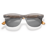 Rover, Silver Reflective Square Sunglasses - folded