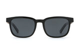 Scott, Black Small Rectangle Sunglasses - Front