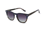 Sky, Blue Tortoise Cat Eye Sunglasses - Angled