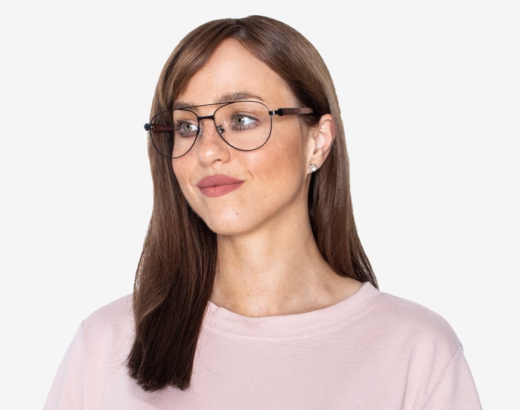 Aviator glasses discount on women